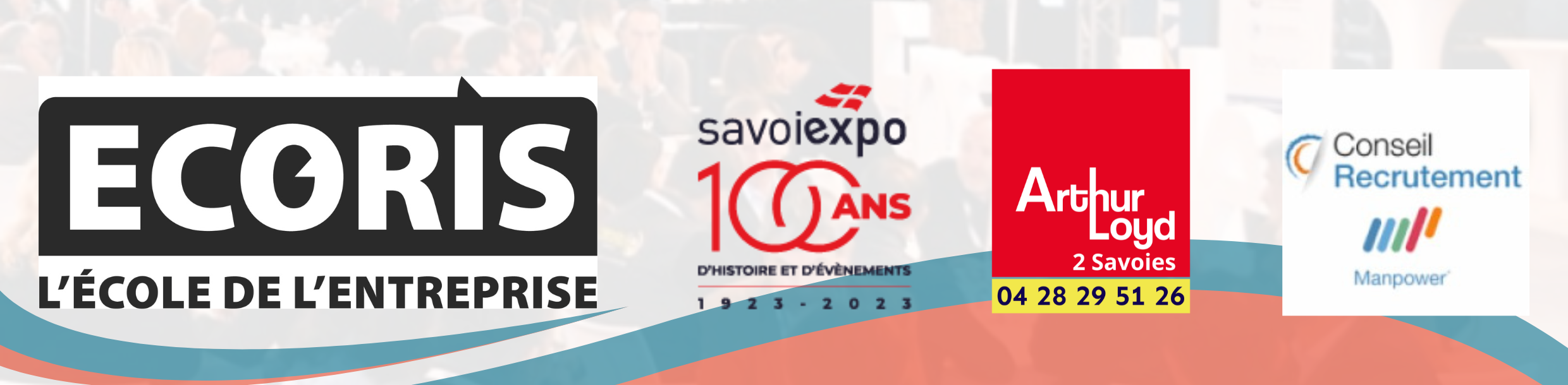 Un grand merci à nos partenaires de cette soirée : Ecoris, Savoiexpo, Arthur Loyd 2 Savoies, Conseil recrutement Manpower